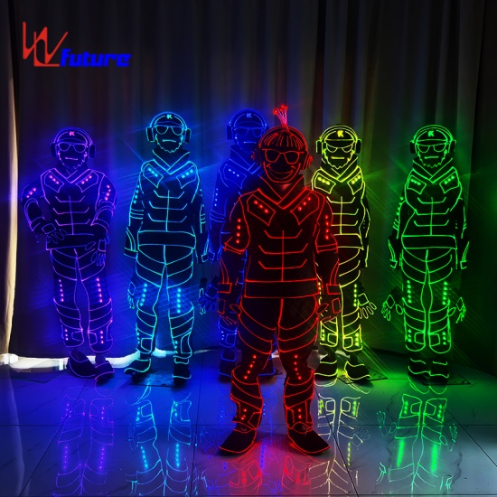 Fiber optic cool dance suit