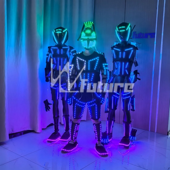 LED light-emitting combat uniform