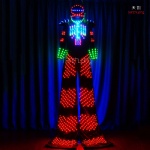 DMX512 Controlled Stilts Walker LED Costume