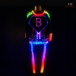 Fullcolor LED Light Optic Fiber Costumes