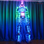 LED Cyborg Robot Suits With Video Screen