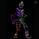 LED Light up Fiber Optic Dance Wear