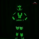 Tron dance LED Robot Outfit