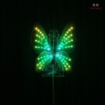 Programmable Full color LED light up ISIS wings,