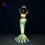 Led lighting performance costume mermaid princess