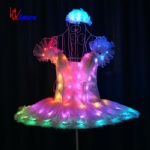 Creative led light ballerina dress