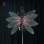 Optical fiber dazzling luminous wings