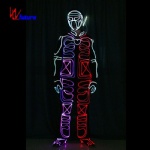 Full color fiber optic light performance costume