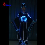 Optical fiber glows the ancient Chinese emperor Dragon robe