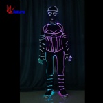 Creative fiber optic light-emitting jumpsuit