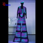 LED light-emitting robot stilt suit