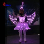 LED crane fairy lighting performance costumes