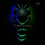 DMX512 Controlled Fullcolor LED Dance Costumes