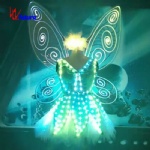 LED& Fiber Optic Glow Butterfly Fairy dress