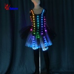 Creative bright fluorescent dance dress