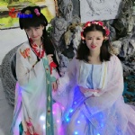 LED luminous female Chinese Hanfu