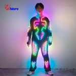 LED luminous dj dance jumpsuit