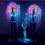 led transparent luminous jellyfish performance costume