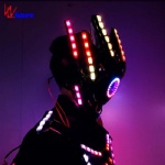 Led-lit cyberpunk costume