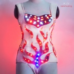 Full color LED sexy dance wear