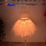 LED bright smart dance dress