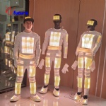LED像素显示屏发光连体服