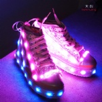 Full color LED shoes