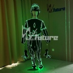 Fiber optic cool guy dance suit