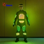 LED illuminated display clothing