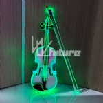 Fiber optic musical violin