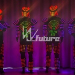 LED lighting combat uniform