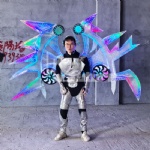 LED-lit large-scale mecha wings