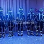 Fiber-optic LED light-up trendy dance outfit