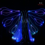 Fullcolor Fiber Optic Stilts Walkers butterfly Wings